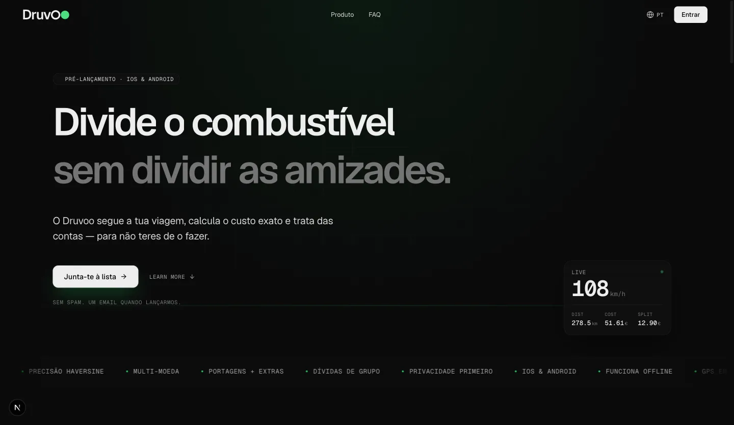 Site da Druvoo